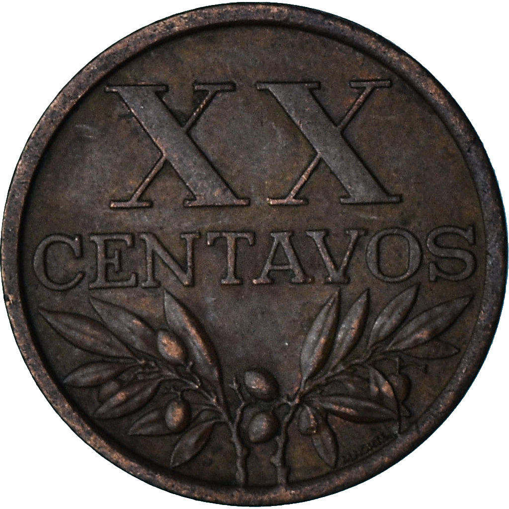 Portugal, 20 Centavos, 1964