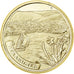 France, Medal, Gérardmer, Lac, 2011, Gilt iron, Colourized, MS(63)