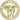 Frankreich, Medaille, Bayeux, tapisserie - arbres du monde, Gilt iron