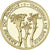 Francja, medal, Bayeux, tapisserie - arbres du monde, Gilt iron, Colourized