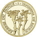 Frankreich, Medaille, Bayeux, tapisserie - arbres du monde, Gilt iron