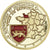 Francja, medal, Bayeux, tapisserie - arbres du monde, Gilt iron, Colourized