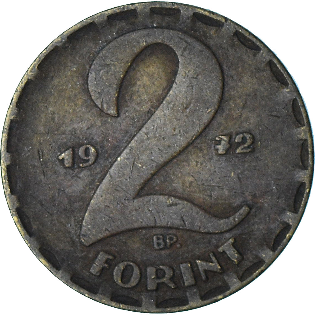 Hungary, 2 Forint, 1972