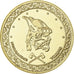 Frankreich, Medaille, Normandie - Viking, Gilt iron, Colourized, UNZ