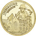 Frankreich, Medaille, Basilique de Cherbourg, Gilt iron, Colourized, UNZ
