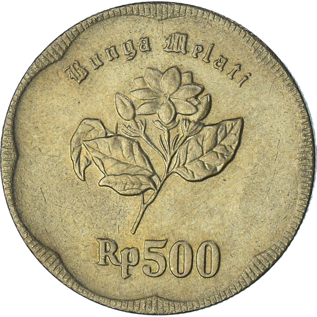 Indonesia, 500 Rupiah, 1991