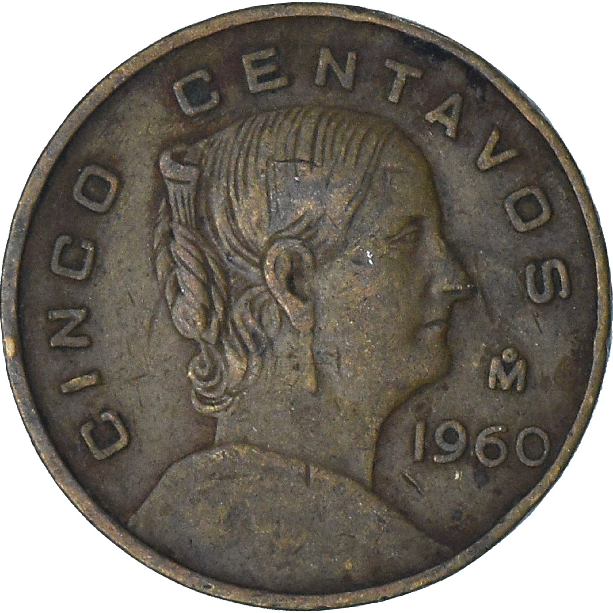 México, 5 Centavos, 1960