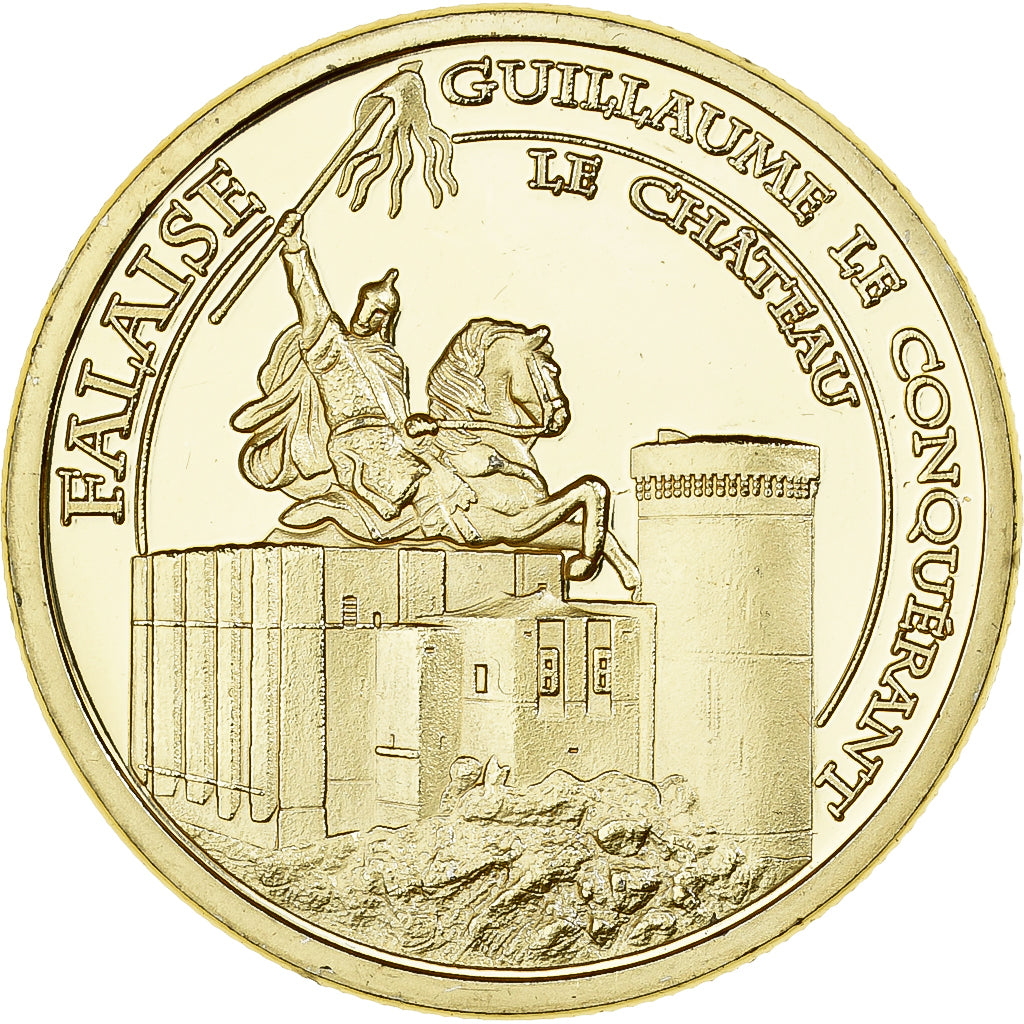 Francia, medaglia, Falaise - Château de Guillaume le Conquérant, Gilt iron