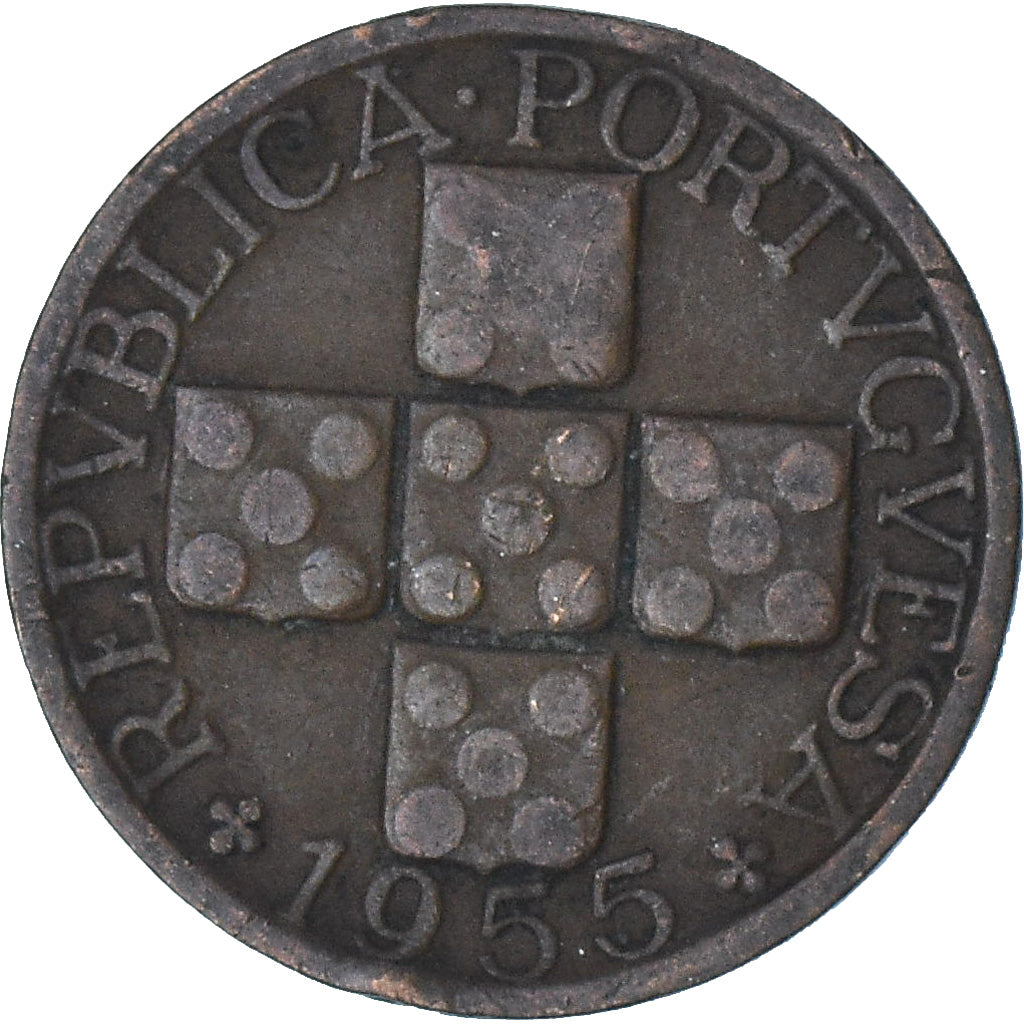 Portugal, 20 Centavos, 1955