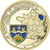 Francja, medal, Contrexéville, Station thermale, Gilt iron, Colourized, MS(63)