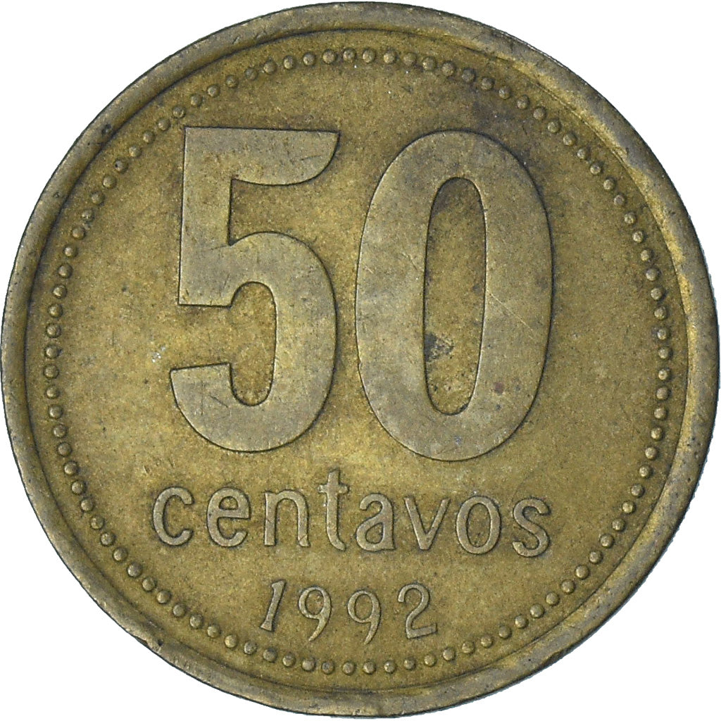 Argentina, 50 Centavos, 1992