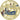 Frankreich, Medaille, La Bretagne, Breizh, Gilt iron, Colourized, UNZ