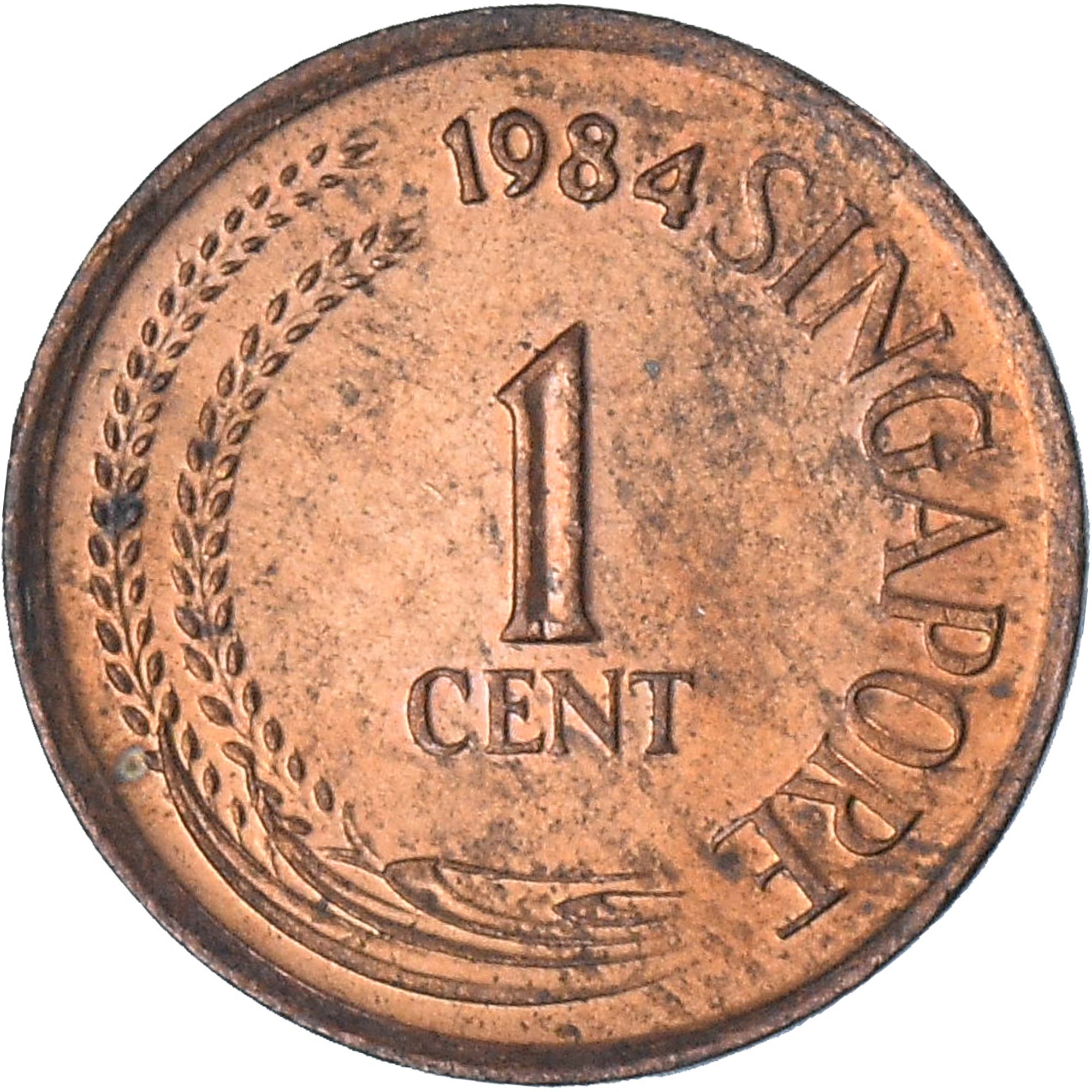 Singapore, Cent, 1984