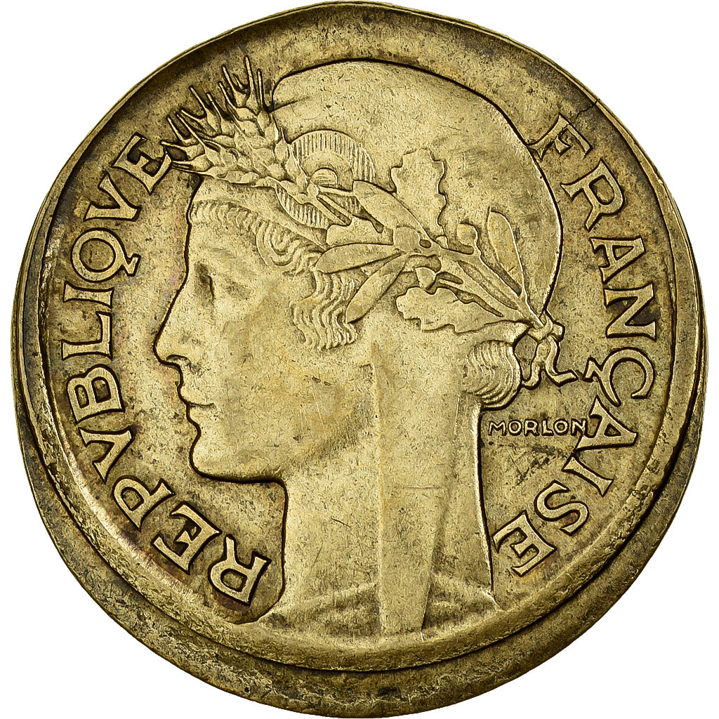 Frankrijk, 1 Franc, Morlon, 1940, Paris, Frappe casquette, Cupro-Aluminium, ZF+