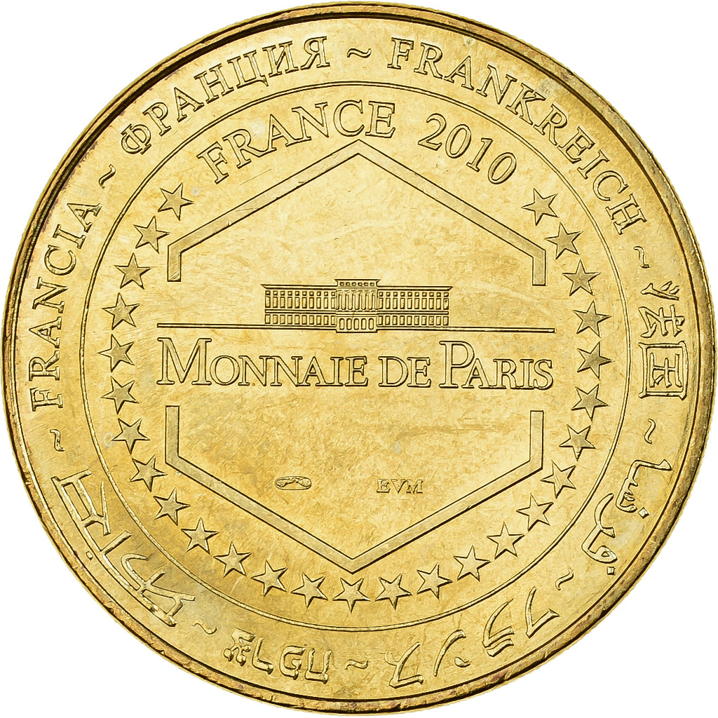 France, Tourist token, Mémorial de Gaulle, 2010, MDP, Copper-nickel Aluminium