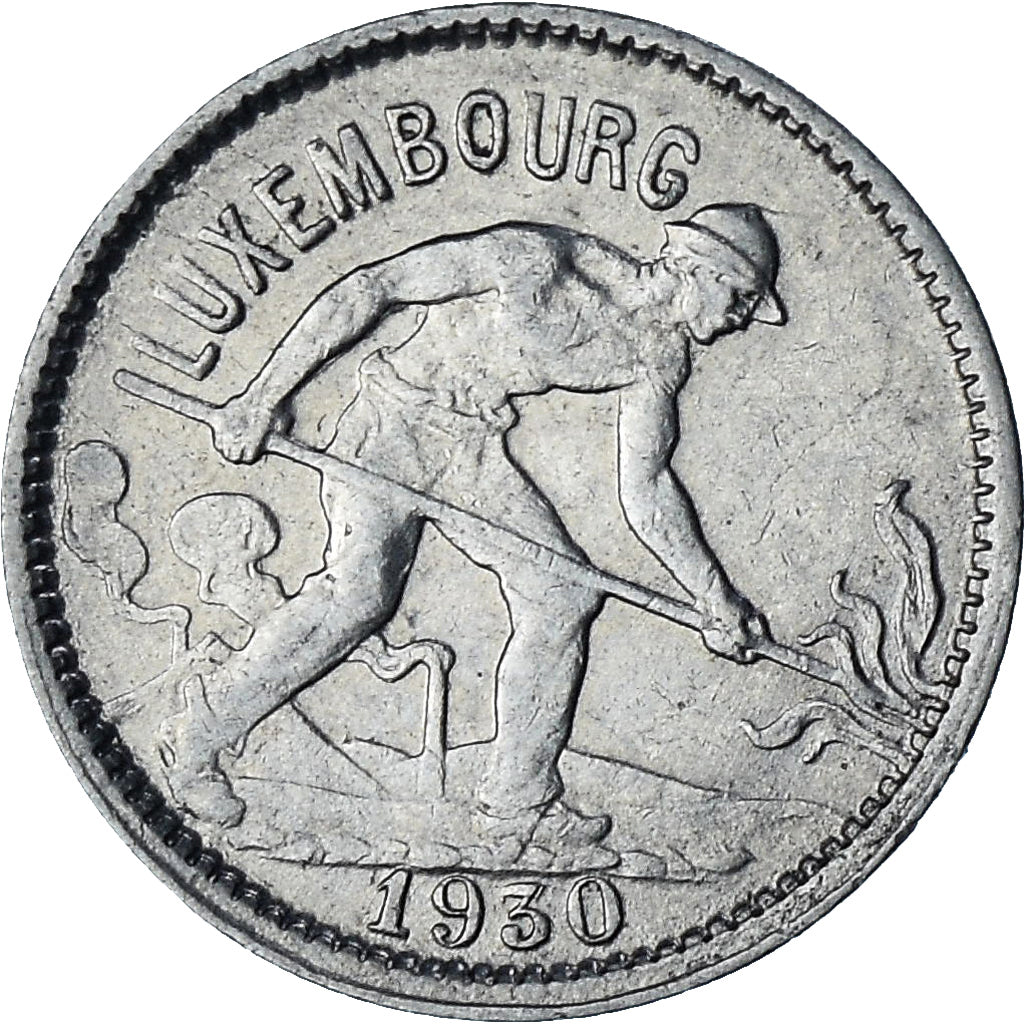Luxembourg, 50 Centimes, 1930