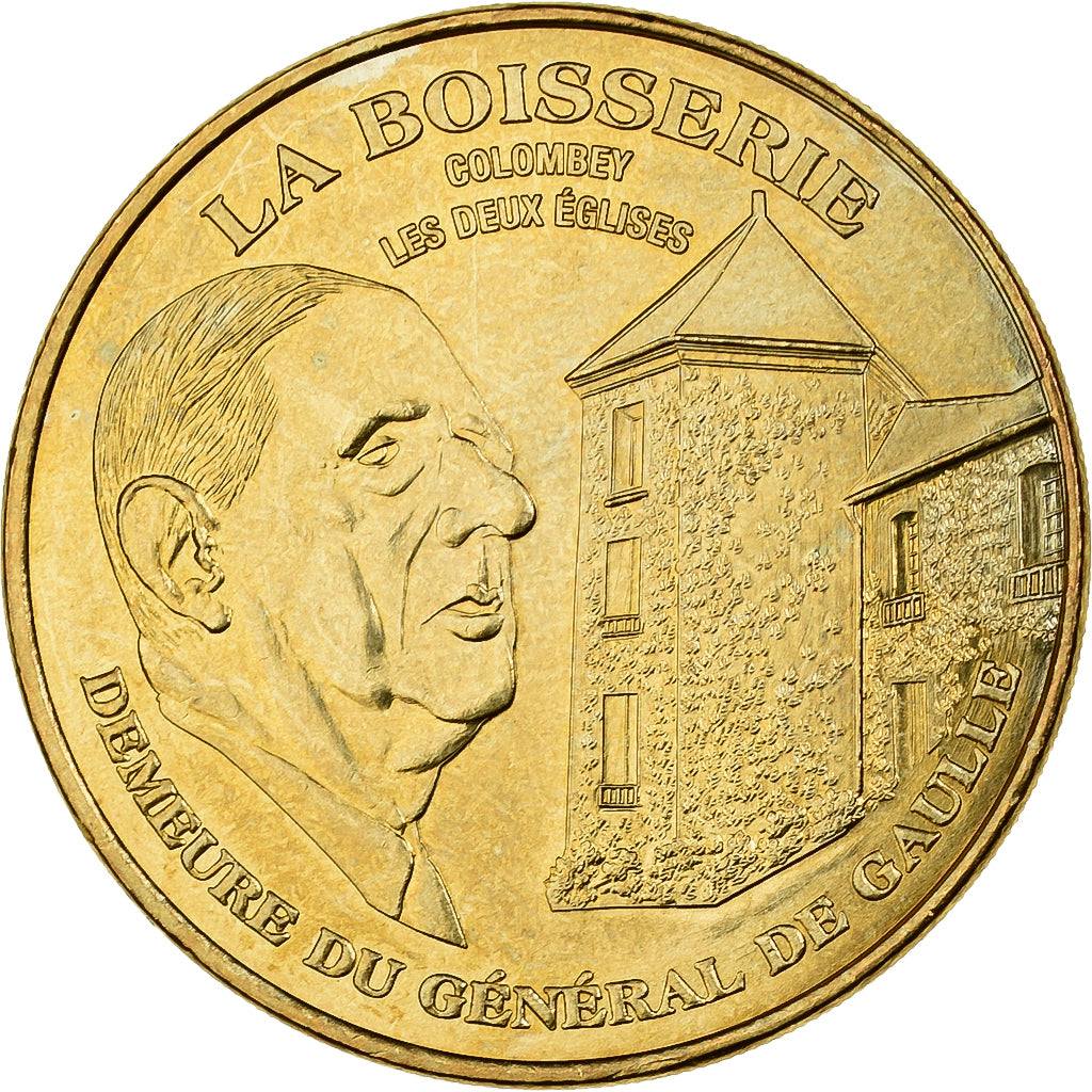 France, Tourist token, Colombey-les-Deux-Églises, La Boisserie, 2010, MDP