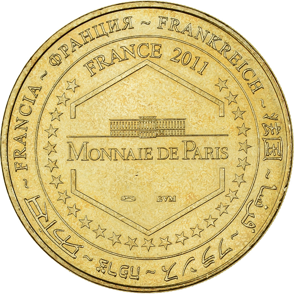 France, Tourist token, Saint-Jean-de-Monts, Estacade, 2011, MDP, Copper-nickel-