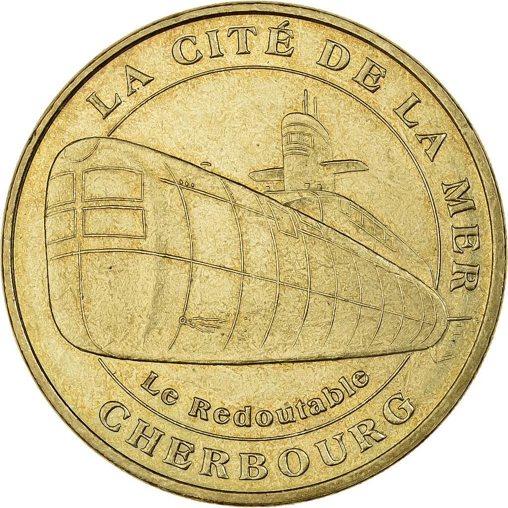 Frankreich, Tourist token, Le Redoutable, 2010, MDP, Copper-nickel Aluminium