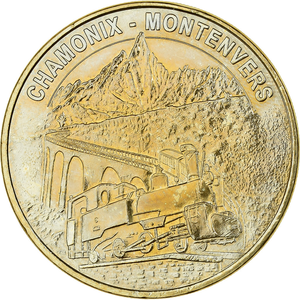 Francia, Tourist token, Chamonix-Montenvers, 2011, MDP, Aluminio y cuproníquel