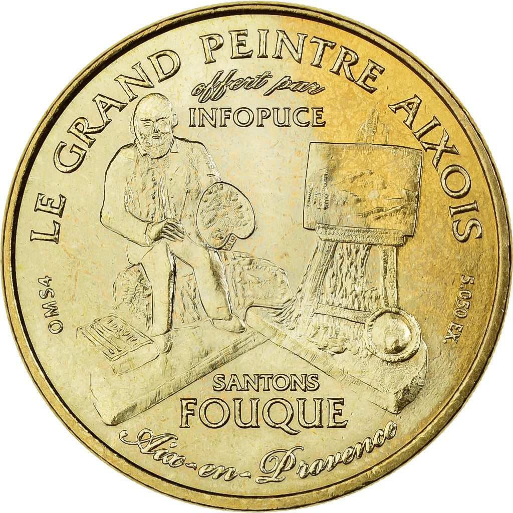 Frankreich, Tourist token, Aix-en-Provence - Santons Fouque, 2011, MDP