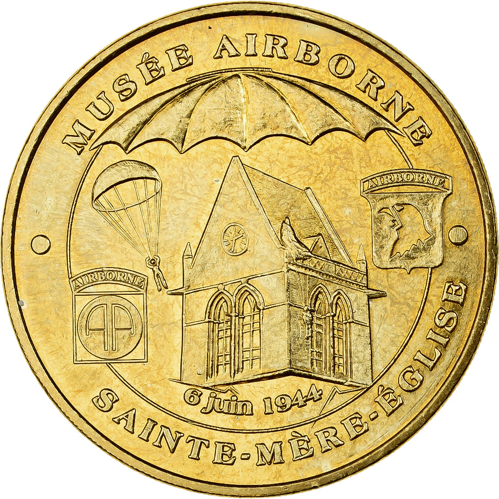 France, Tourist token, Sainte-Mère-l'Eglise - Musée Airborne, 2011, MDP