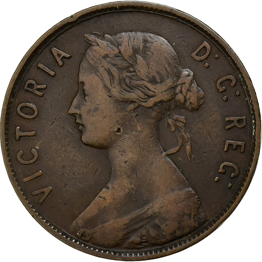 Terre-Neuve, Victoria, 1 Cent, 1865, Londres, Bronze, TB, KM:1