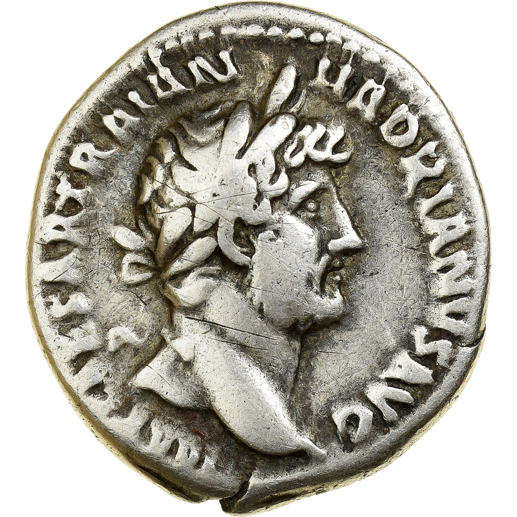 Hadrius, Denarius, 121-123, Rome, Zilver, FR+, RIC:525