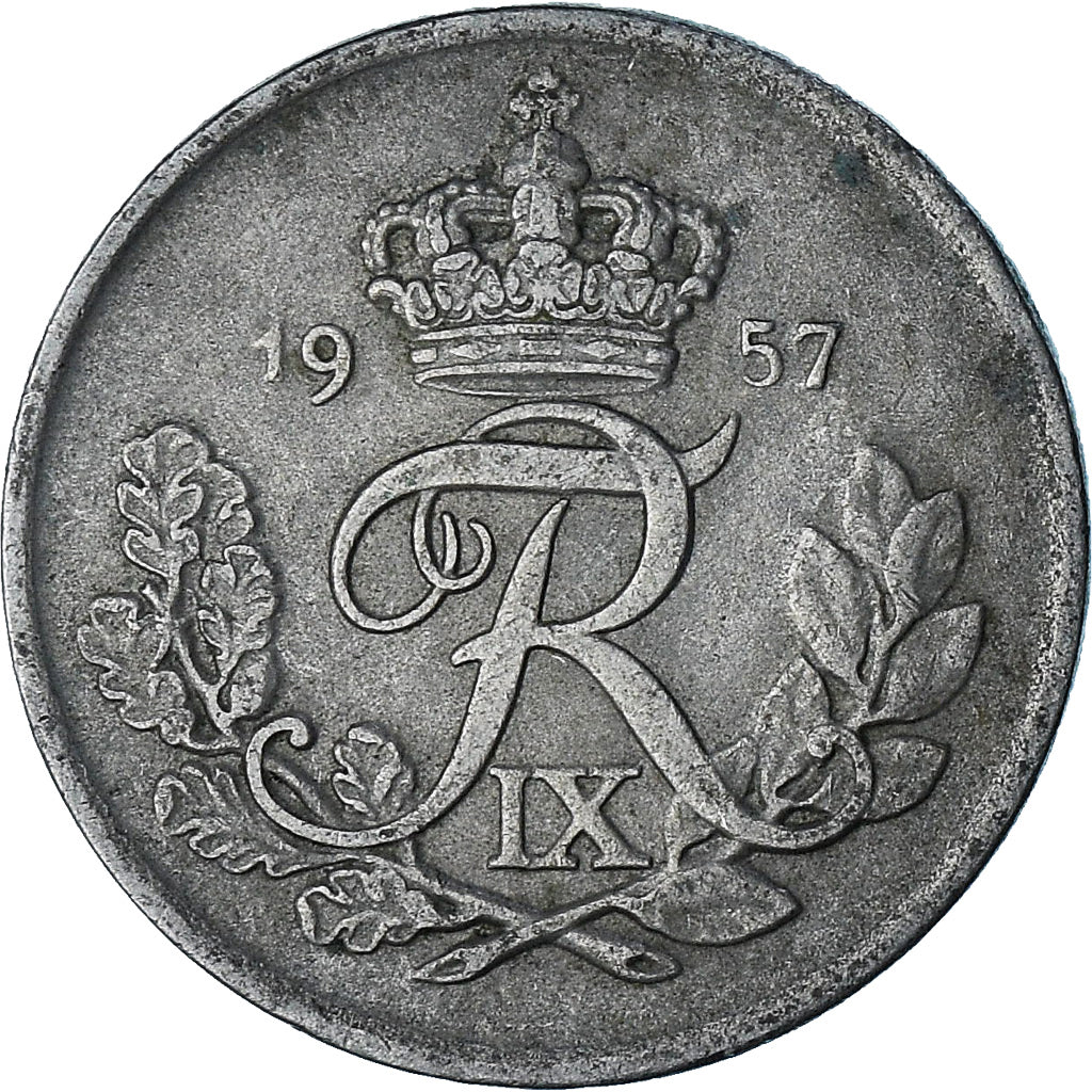 Dinamarca, 25 Öre, 1957