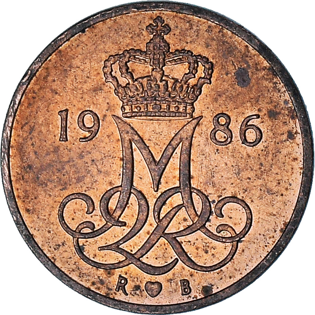 Dinamarca, 5 Öre, 1986