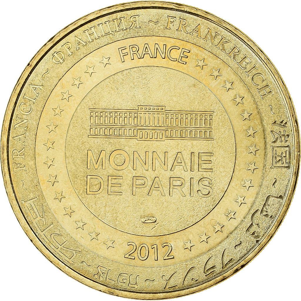 France, Tourist token, Cathédrale Saint-Jean de Lyon, 2012, MDP, Copper-nickel