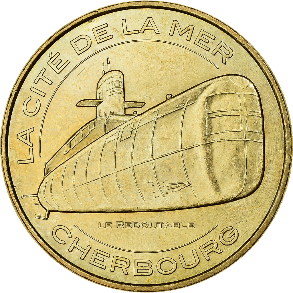 France, Tourist token, Cherbourg - La Cité de la Mer - Le Redoutable, 2012