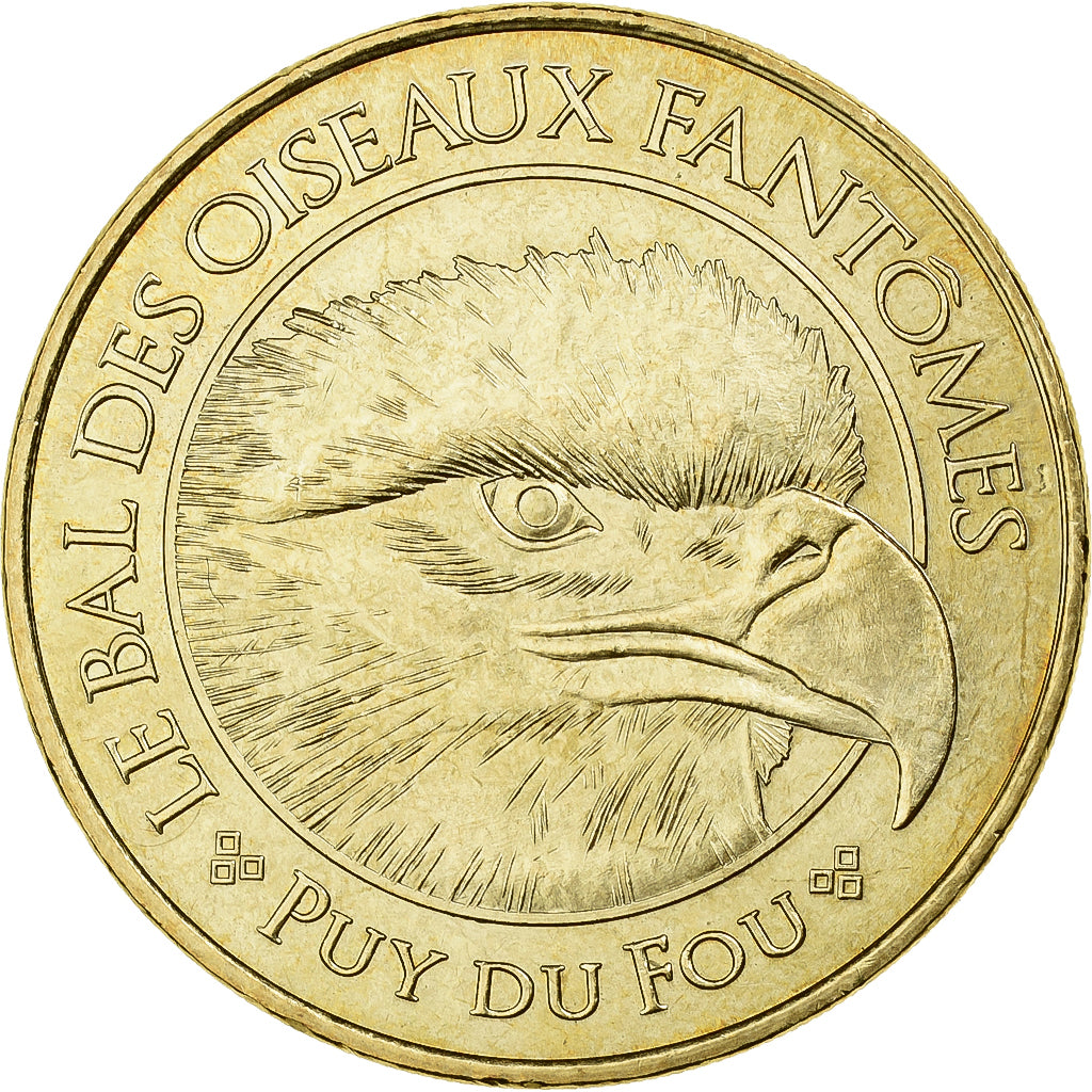 Francia, Tourist token, Le bal des oiseaux fantômes, Puy du Fou, 2012, MDP