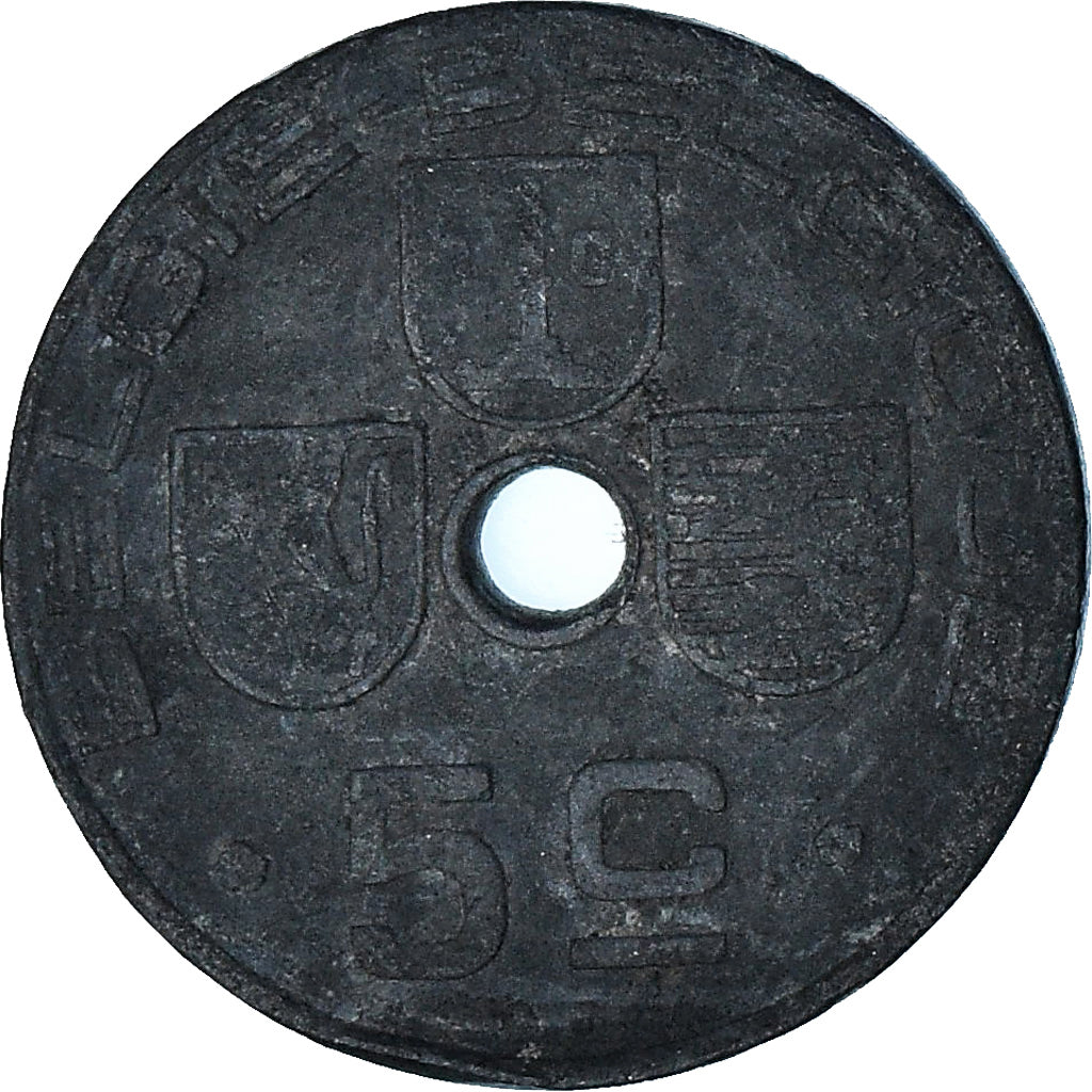 Belgium, 5 Centimes, 1942