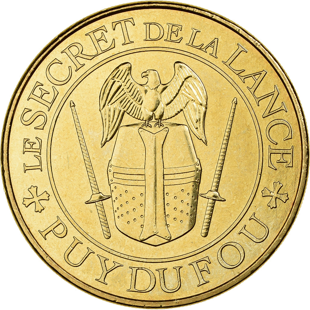 France, Tourist token, Le secret de la Lance, Puy du Fou, 2013, MDP