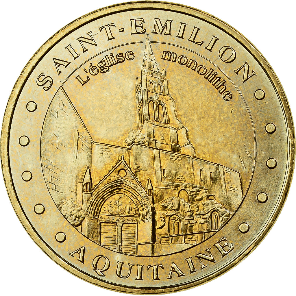France, Tourist token, Saint-Emilion, 2012, MDP, Copper-nickel Aluminium, MS(63)