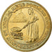 Francia, Tourist token, Mont Saint-Michel, La Mère Poulard, 2012, MDP, Aluminio