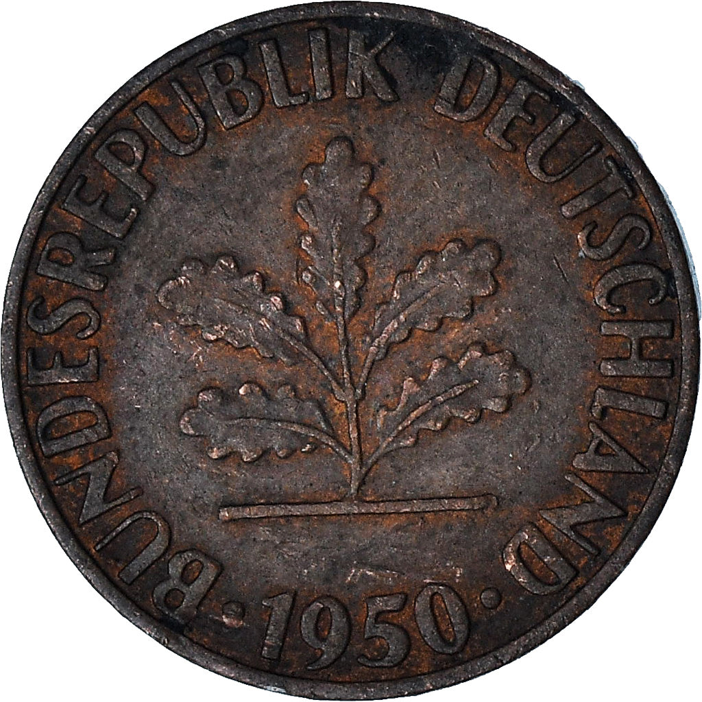 Democratic Republic of Germany, Pfennig, 1950