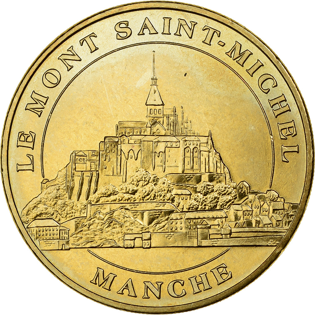 France, Tourist token, Mont Saint-Michel, La Manche, 2013, MDP, Copper-nickel