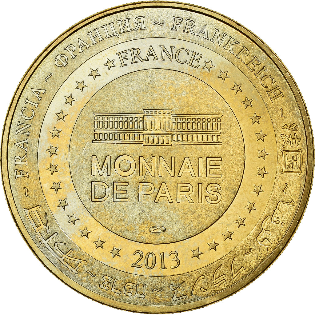 France, Tourist token, Mont Saint-Michel, La Manche, 2013, MDP, Copper-nickel
