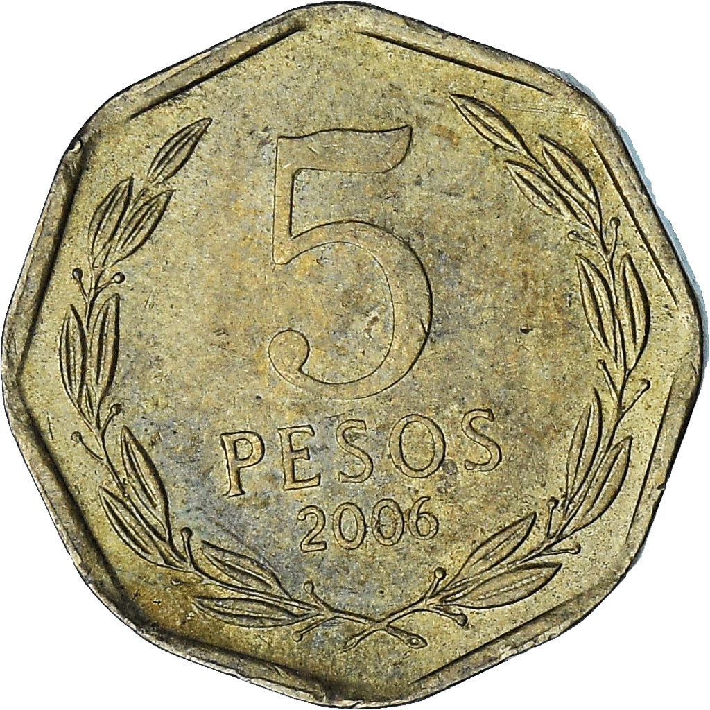 Chile, 5 Pesos, 2006