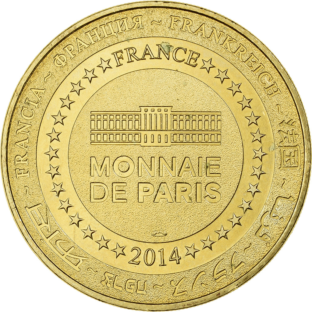 Francia, Tourist token, Saint-Malo - les remparts, 2014, MDP, Aluminio y