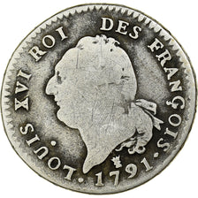 Frankrijk, Louis XVI, 30 sols françois, 1791 / AN 3, Limoges, Zilver, FR