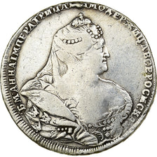 Russia, Anna I, 1 Rouble, 1738, Moscow, Silver, VF(20-25), KM:198