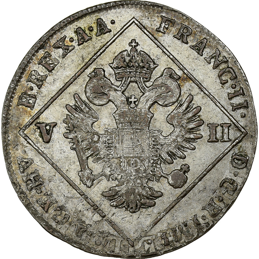 Autriche, François II, 7 Kreuzer, 1802, Vienne, réformé, Billon, TB+, KM:2129