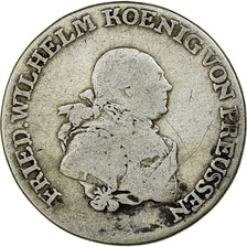 Prussia, Friedrich Wilhelm II, 1/3 reichsthaler, 1789, Berlin, Silver