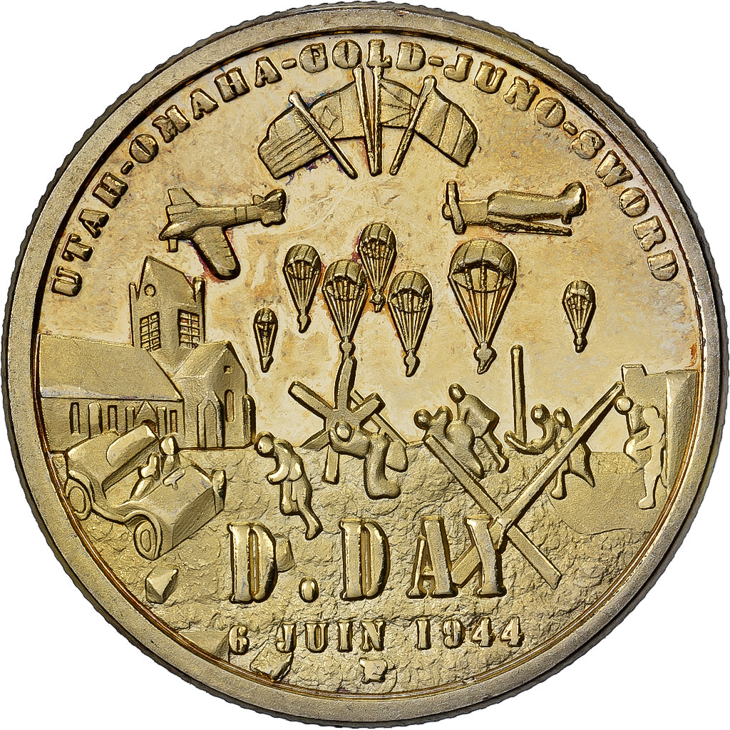 France, Medal, Utah Omaha Gold Juno Sword - D Day, Steel