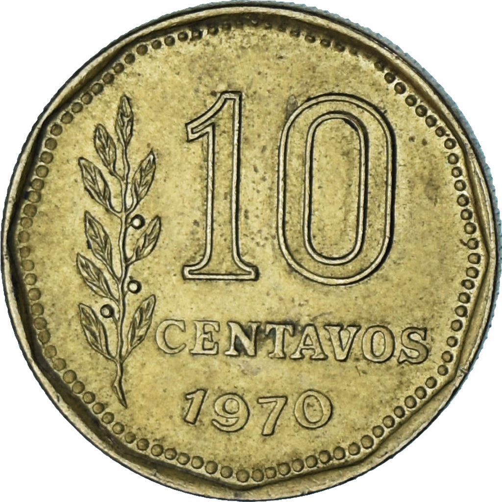 Argentina, 10 Centavos, 1970