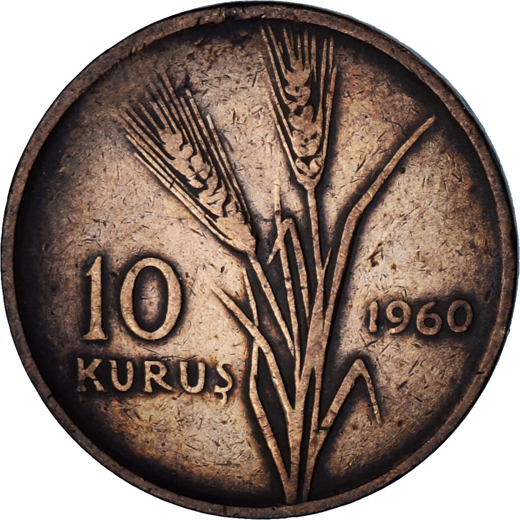 Turquia, 10 Kurus, 1960