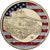Frankreich, Medaille, U.S tank - M4 Sherman, Stahl, Colourized, UNZ